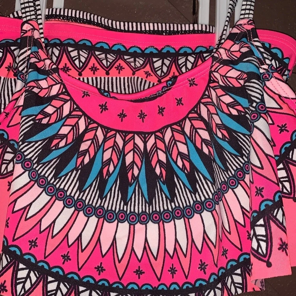 Justice- girls 2 piece bathing suit